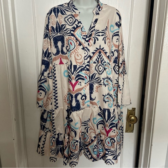 Bohemian Patterned Dress NEW size XXL - Picture 3 of 5